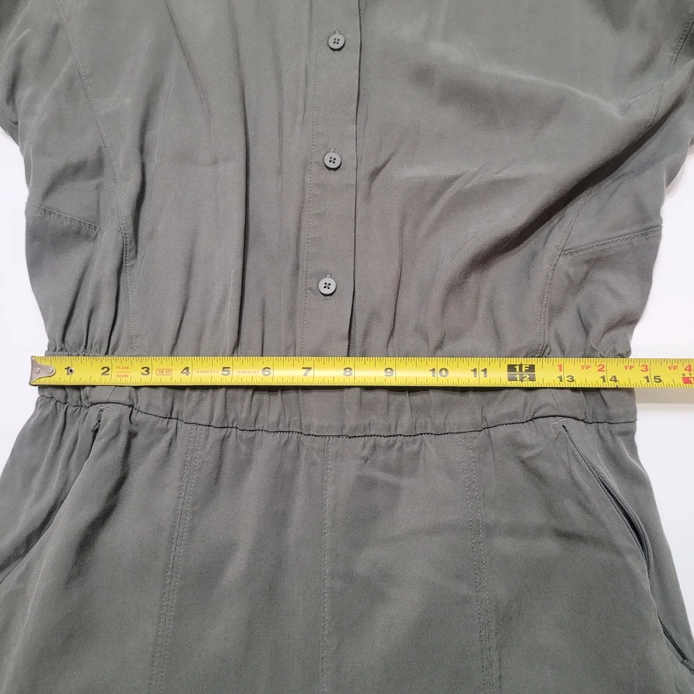 lululemon athletica Olive Utility Short-Sleeve Jumpsuit Size 8